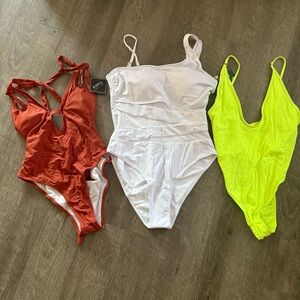 One Piece Swimsuit Size XL LOT New